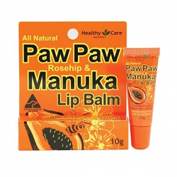 Son dưỡng môi Healthy Care Paw Paw Rosehip & Manuka Lip Balm, Tuýp 10g